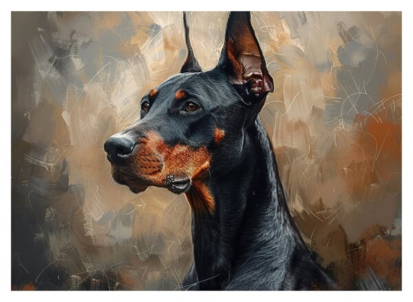 Tablou - Portretul lui Dobrman (70x50 cm)