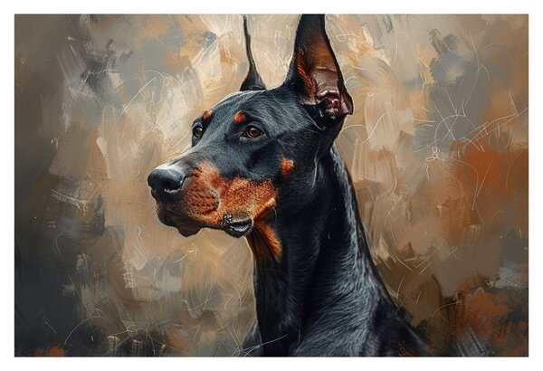Tablou - Portretul lui Dobrman (90x60 cm)