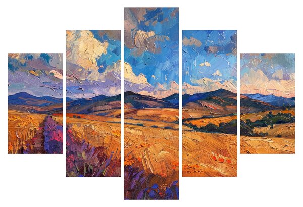 Tablou - Pictură în ulei de peisaj (150x105 cm)