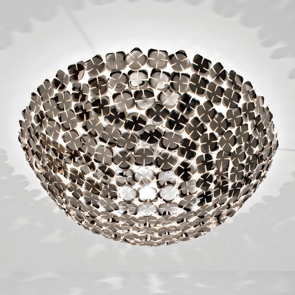 Terzani Ortenzia - plafonieră decorativă, reglabil, Gri, Camera de zi / sufragerie, Metal, Design