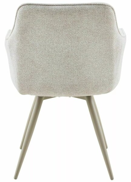 Scaun de dining pivotant MORIX, bej deschis/ casmir LEO 23