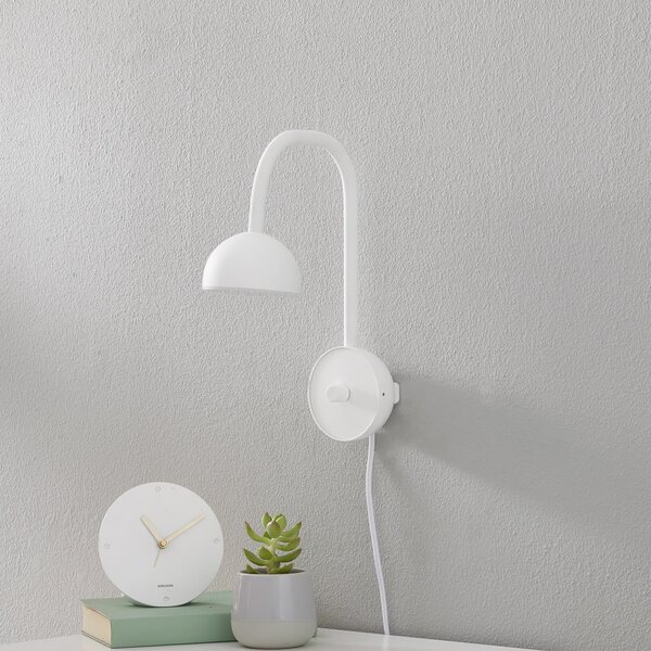 Lampă de perete Northern, Blush, reglabil, Alb, dormitor, Metal, Design
