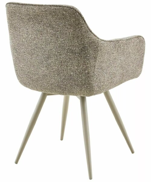 Scaun de dining rotativ MORIX, bej inchis / casmir LEO 32