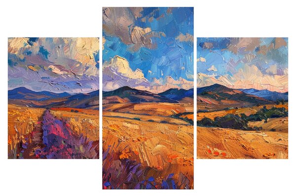 Tablou - Pictură în ulei de peisaj (90x60 cm)