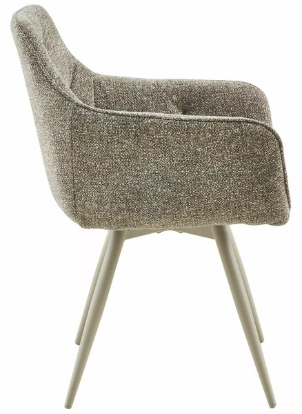Scaun de dining rotativ MORIX, bej inchis / casmir LEO 32