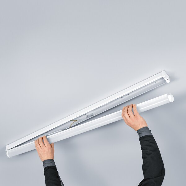 THORN Thorn PopPack Bandă luminoasă LED 117cm, 4,000K 36W, Alb, Hol, Metal