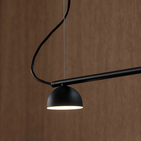 Lustră Pendul Northern, Blush, reglabil, Negru, Camera de zi, Metal, Design