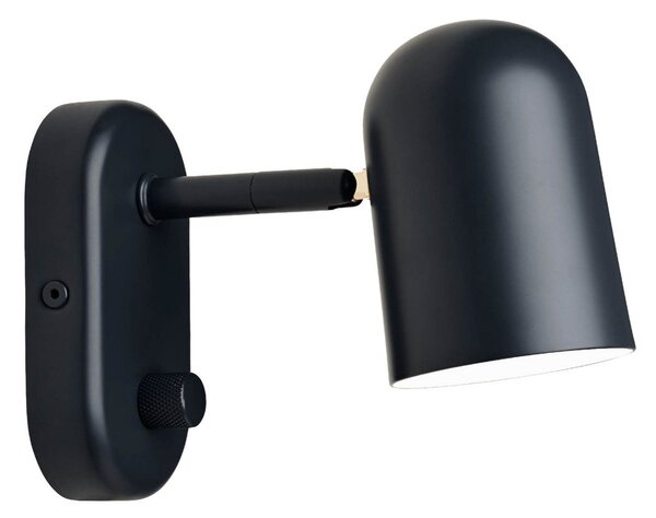 Lampă de perete Northern, Buddy wall, reglabil, Negru, Camera de zi, Metal, Scandinavă