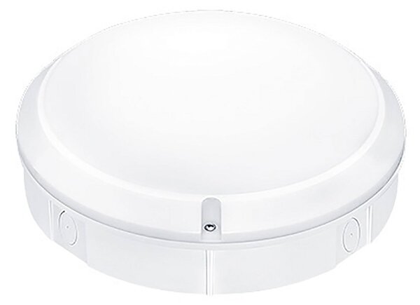 THORN THORNeco Lara VarioFlex aplică de perete IP65 Ø30cm alb, reglabil, Alb, Plastic