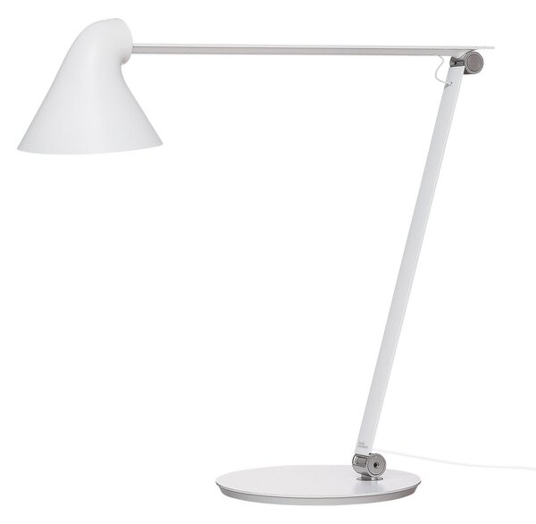 Lampă de masă Louis Poulsen, NJP, reglabil, Alb, Camera de zi, Metal, Design