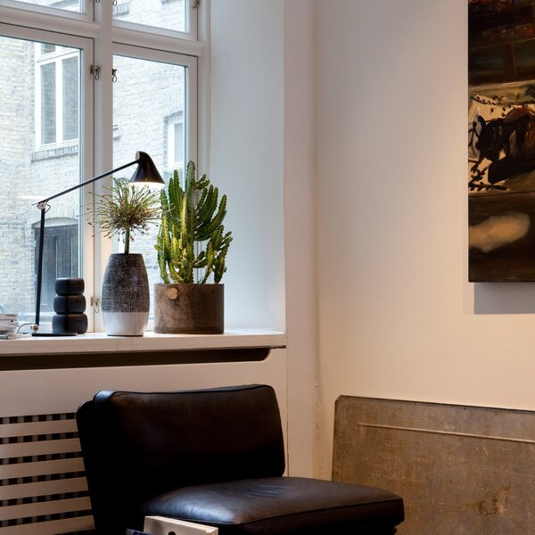 Lampă de masă Louis Poulsen, NJP, reglabil, Negru, Camera de zi, Metal, Design