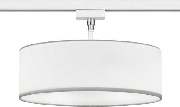Trio Lighting plafonieră bifazică DUOline 763902 2xE27, alb, reglabil, Alb, Camera de zi / sufragerie, Țesătură / Textil, Modern