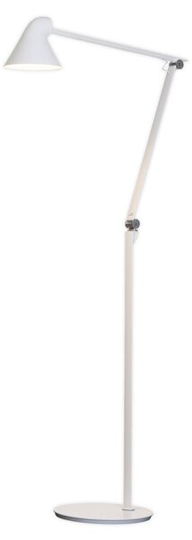 Lampadar Louis Poulsen, NJP, reglabil, Alb, Camera de zi, Metal, Design