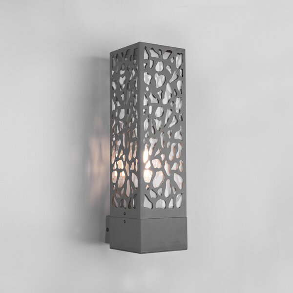 Trio Lighting Aplică de exterior Cooper cu abajur model, reglabil, Negru, Metal, Modern