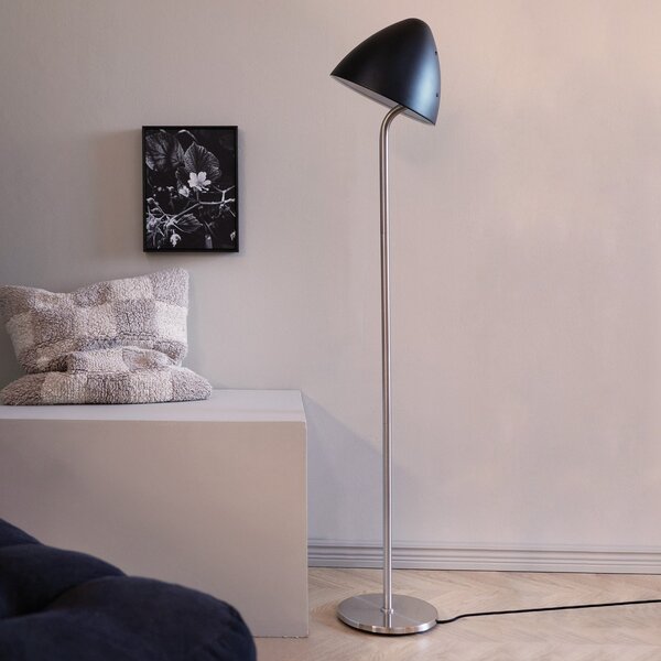 Lampadar Dyberg Larsen, Oulu, Negru, Camera de zi, Metal, Design