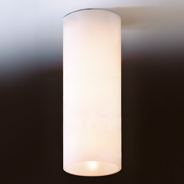 Top Light Plafonieră Dela, E27, alb, sticlă, Ø 6,5 cm, reglabil, Alb, Camera de zi / sufragerie, Sticlă, Design