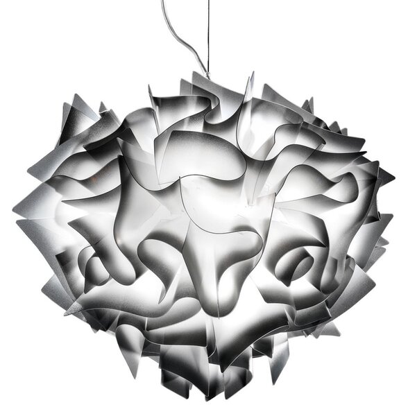 Lustră Pendul Slamp, VELI, reglabil, Gri, Camera de zi, Plastic, Design