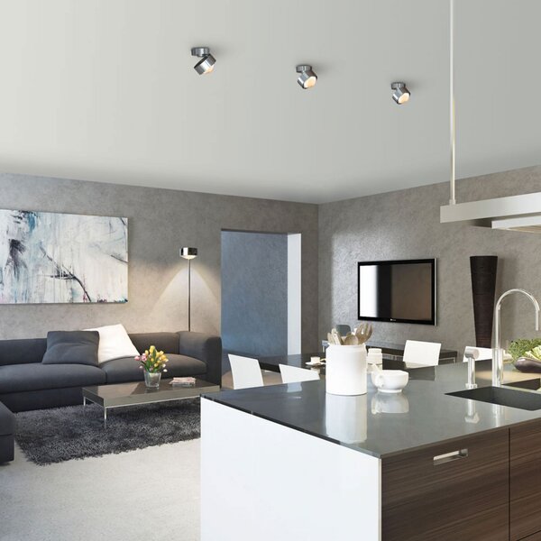 Top Light Plafonieră Puk Move, crom, G9, reglabil, Metalic, Hol, Metal, Modern