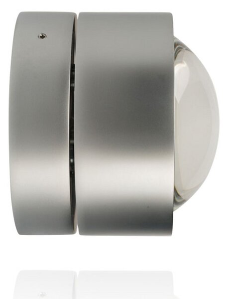 Top Light Plafonieră Puk Plus, crom mat, reglabil, Gri, Hol, Metal, Modern