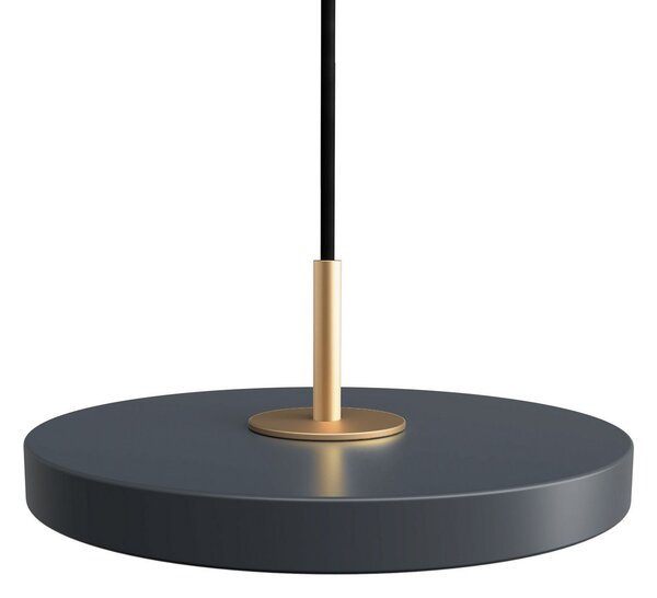 Lustră Pendul UMAGE, Asteria Micro V2, reglabil, Negru, Camera de zi, Metal, Scandinavă