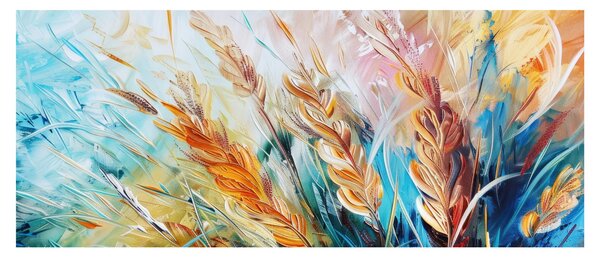 Tablou - Grâu, abstracție (120x50 cm)