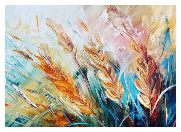 Tablou - Grâu, abstracție (70x50 cm)