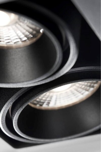 Spoturi LIGHT-POINT, reglabil, Negru, Camera de zi, Metal