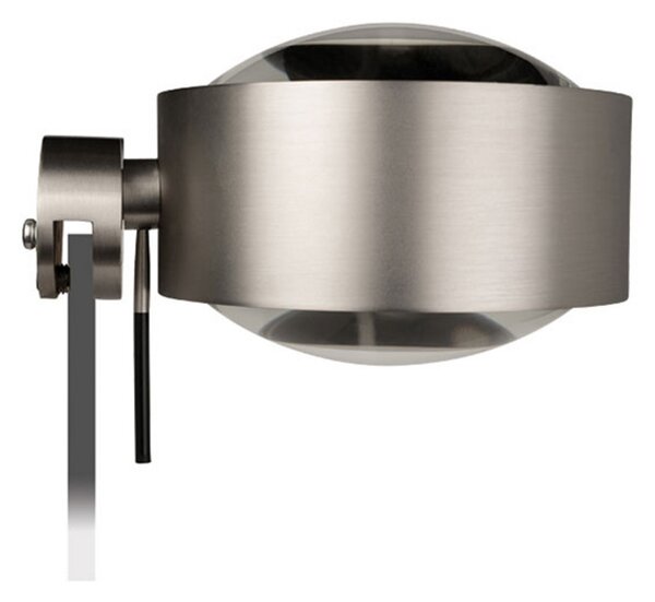 Top Light Clip-on oglindă de lumină Puk Maxx Fix+ nichel mat, G9, reglabil, Gri, Hol, Metal, Modern