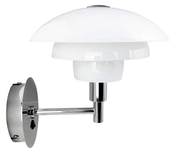 Lampă de perete Dyberg Larsen, Morph, Metalic, Camera de zi, Metal, Design