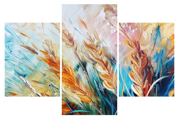 Tablou - Grâu, abstracție (90x60 cm)