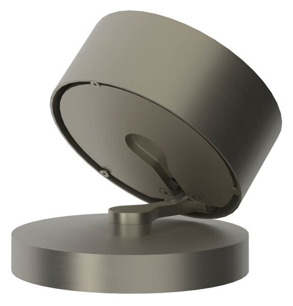 Top Light Spot de masă Puk Maxx Spot, nichel mat, Gri, Camera de zi / sufragerie, Metal, Modern