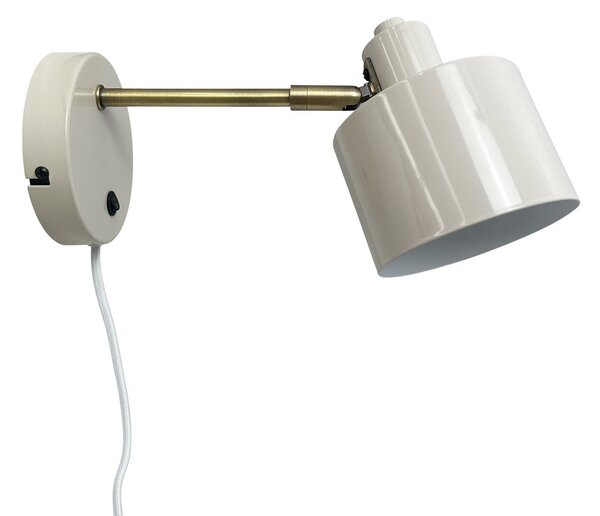 Lampă de perete Dyberg Larsen, Ocean, Bej, Camera de zi, Metal, Design