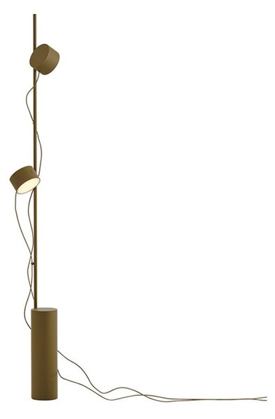 Lampadar Muuto, reglabil, Maro / Rugină, Camera de zi, Metal