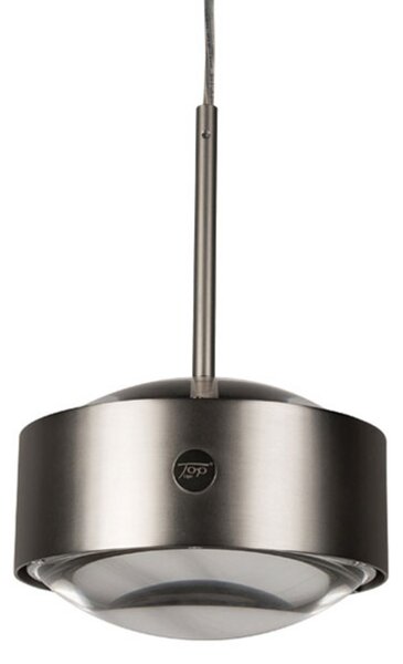Top Light Puk Meg Maxx Drop Solo lampă suspendată, nichel mat, G9, reglabil, Gri, Camera de zi / sufragerie, Metal, Modern