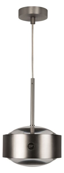 Top Light Puk Meg Maxx Drop Solo lampă suspendată, nichel mat, G9, reglabil, Gri, Camera de zi / sufragerie, Metal, Modern