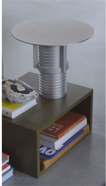 Lampă de masă Muuto, reglabil, Metalic, Camera de zi, Aluminiu