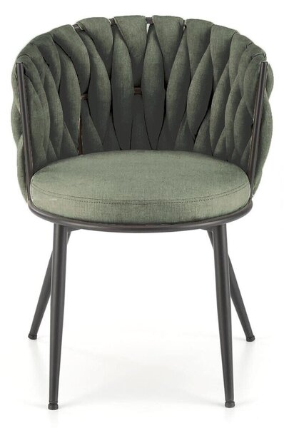 Scaun Houston 1508, Negru, Măslin deschis, 79x57x60cm, 14 kg