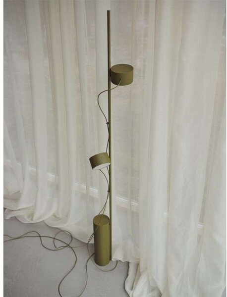 Lampadar Muuto, reglabil, Maro / Rugină, Camera de zi, Metal