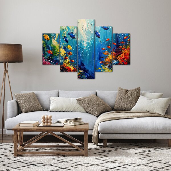 Tablou - Pictura lumii subacvatice (150x105 cm)