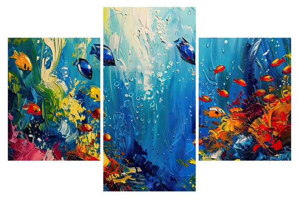 Tablou - Pictura lumii subacvatice (90x60 cm)