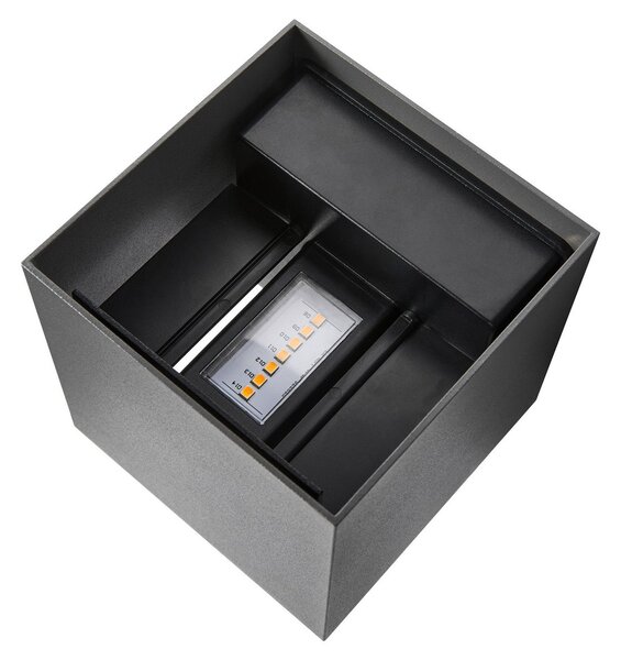 Lampă de Exterior Nordlux, Milda kubi, Negru, Aluminiu, Modern