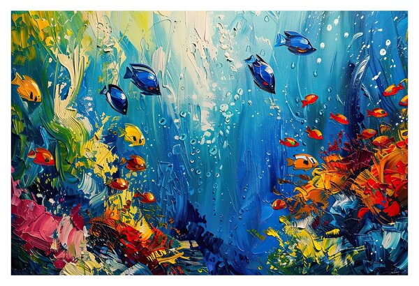 Tablou - Pictura lumii subacvatice (90x60 cm)