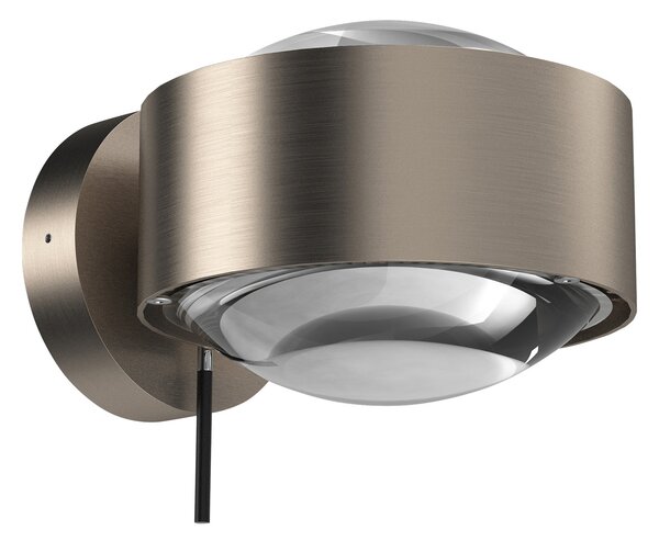 Top Light Puk Maxx Wall+, G9, lentile transparente, nichel mat, reglabil, Metalic, Camera de zi / sufragerie, Metal, Design