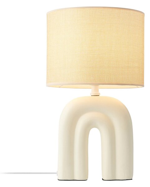 Lampă de masă Nordlux, Haze, Bej, Camera de zi, Ceramică