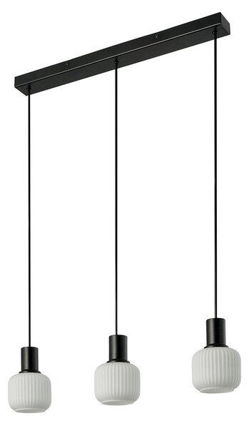 Lustră Pendul Nordlux, Milford Mini, reglabil, Negru, Sala de mese, Metal