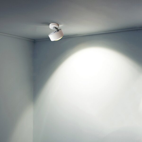 Top Light Reflector Puk Maxx Move G9, lentile transparente, alb mat/cromo, reglabil, Alb, Camera de zi / sufragerie, Metal, Design