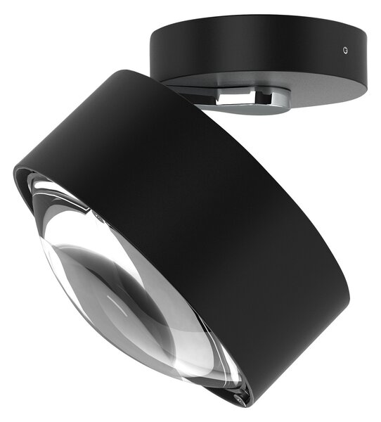 Top Light Puk Maxx Move Spot LED, lentilă transparentă, negru mat, reglabil, Negru, Camera de zi / sufragerie, Metal, Design