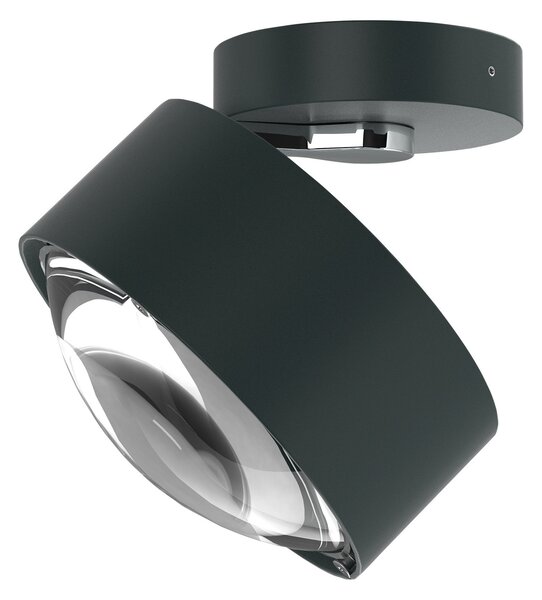 Top Light Reflector Puk Maxx Move G9, lentile transparente, antracit mat, reglabil, Negru, Camera de zi / sufragerie, Metal, Design