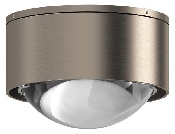 Top Light Puk Mini One 2 LED Spotlight, lentilă transparentă, nichel mat, reglabil, Gri, Camera de zi / sufragerie, Metal, Design