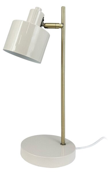 Lampă de masă Dyberg Larsen, Ocean, Bej, Camera de zi, Metal, Design